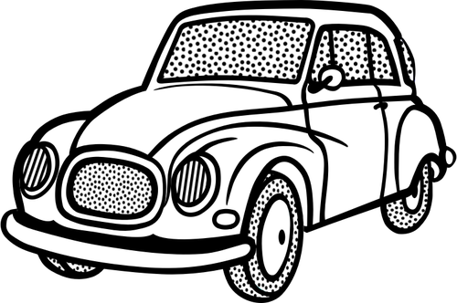 500x332 Line Art Vector Image Of Old Car Public Domain Vectors