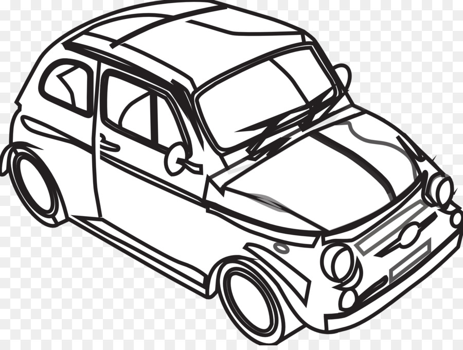900x680 Car Black And White Drawing Clip Art