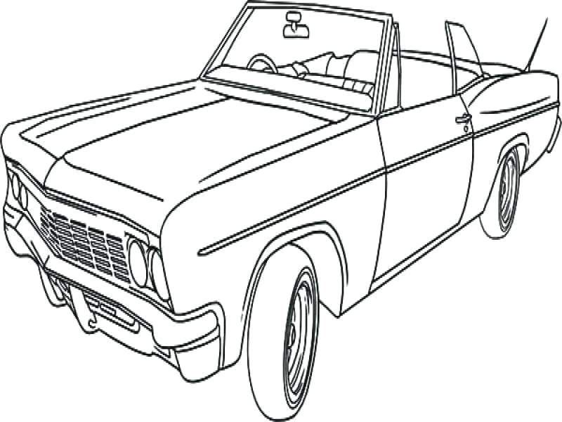 800x600 Classic Cars Coloring Pages Classic Car Coloring Book Muscle Car