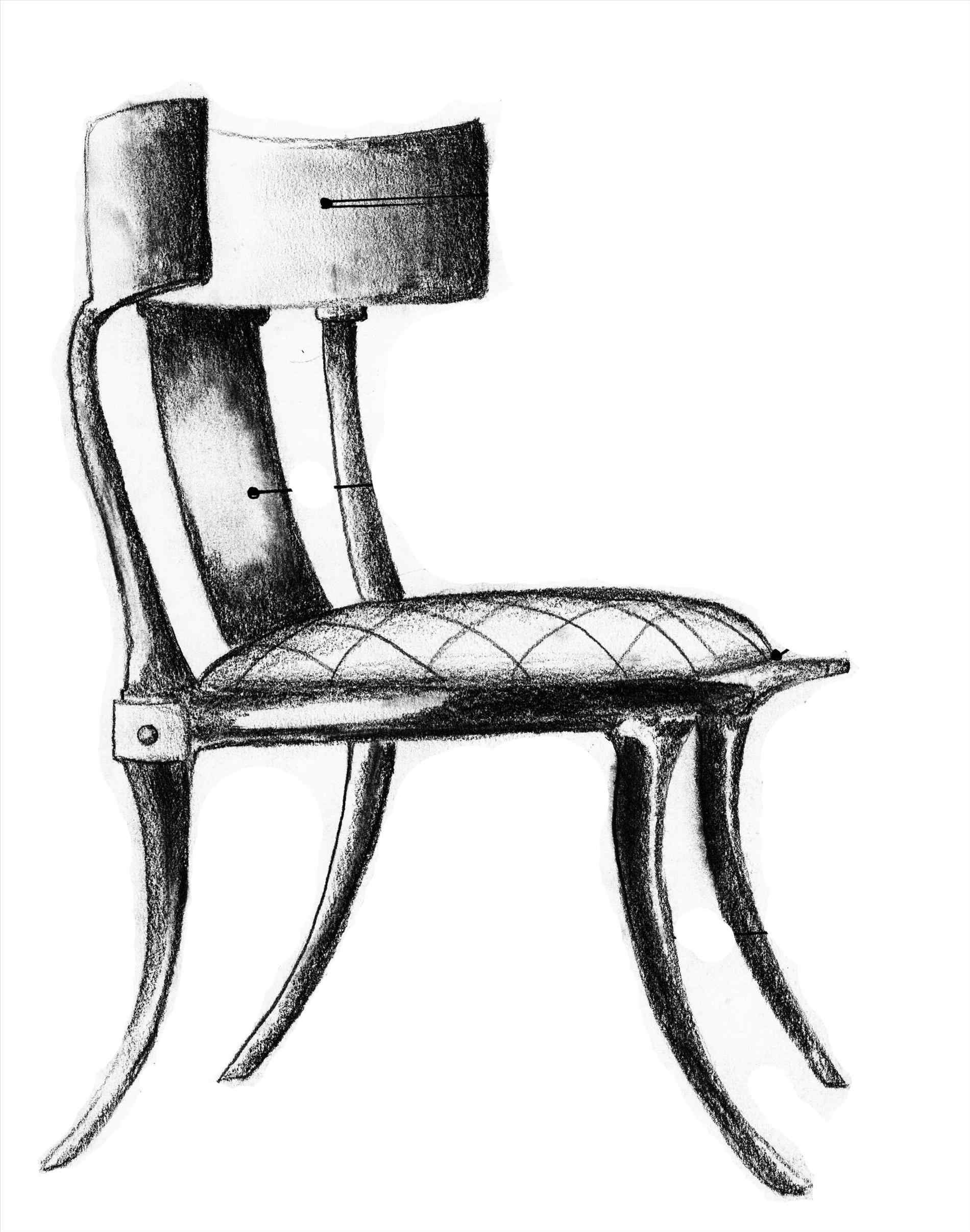 1900x2412 The Images Collection Of To Queen Anne Chair Drawing Draw Rocking
