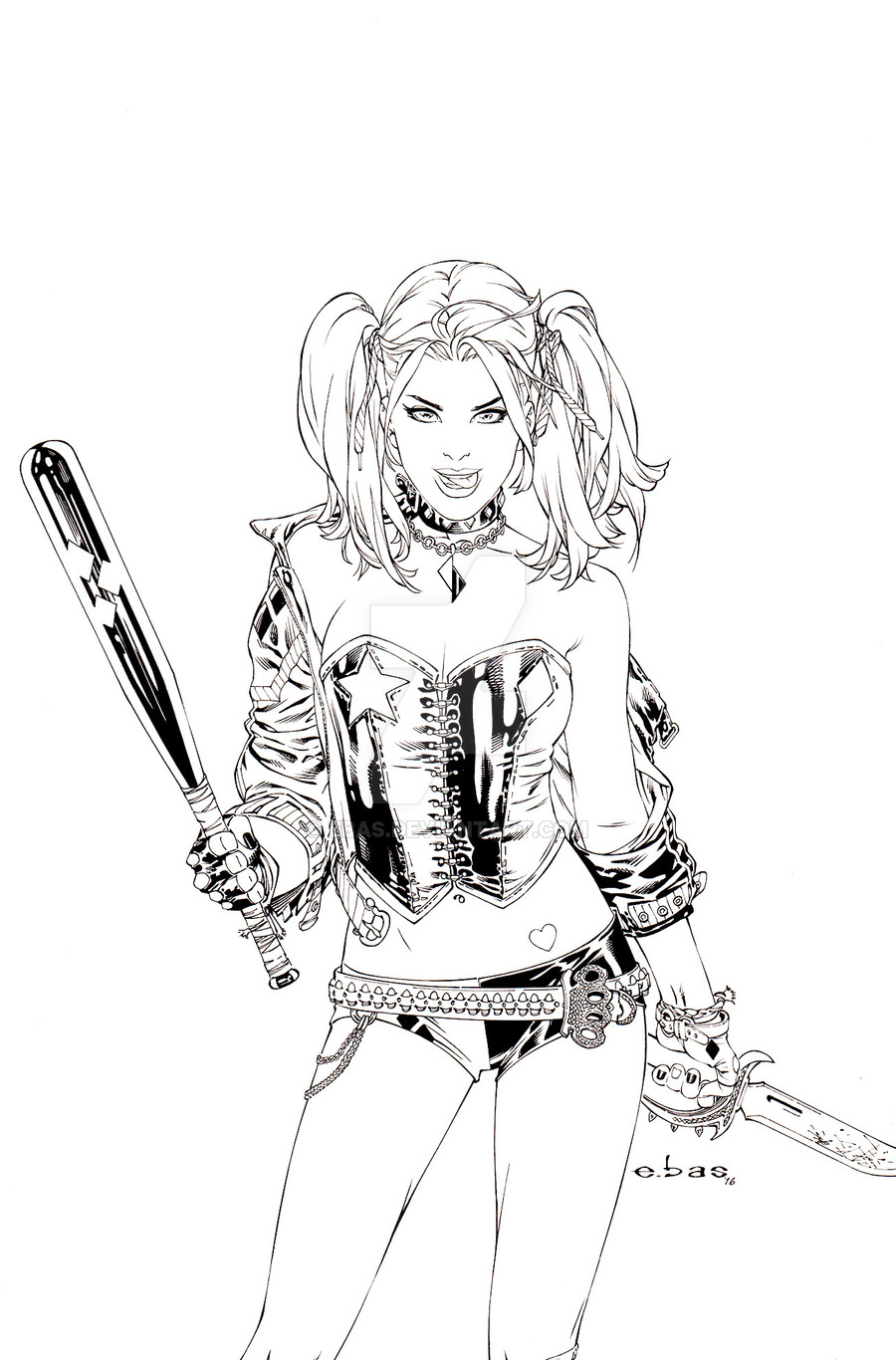900x1366 Harley Quinn By Ebas