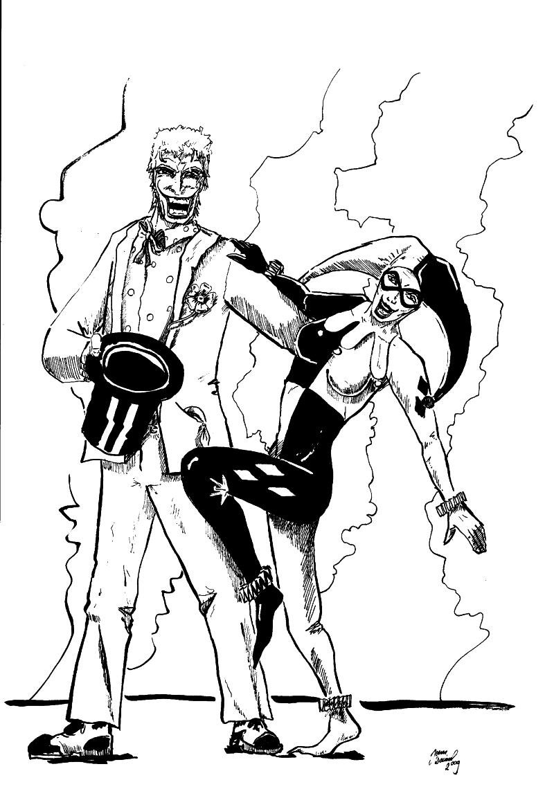 800x1153 The Joker And Harley Quinn By Amaidon