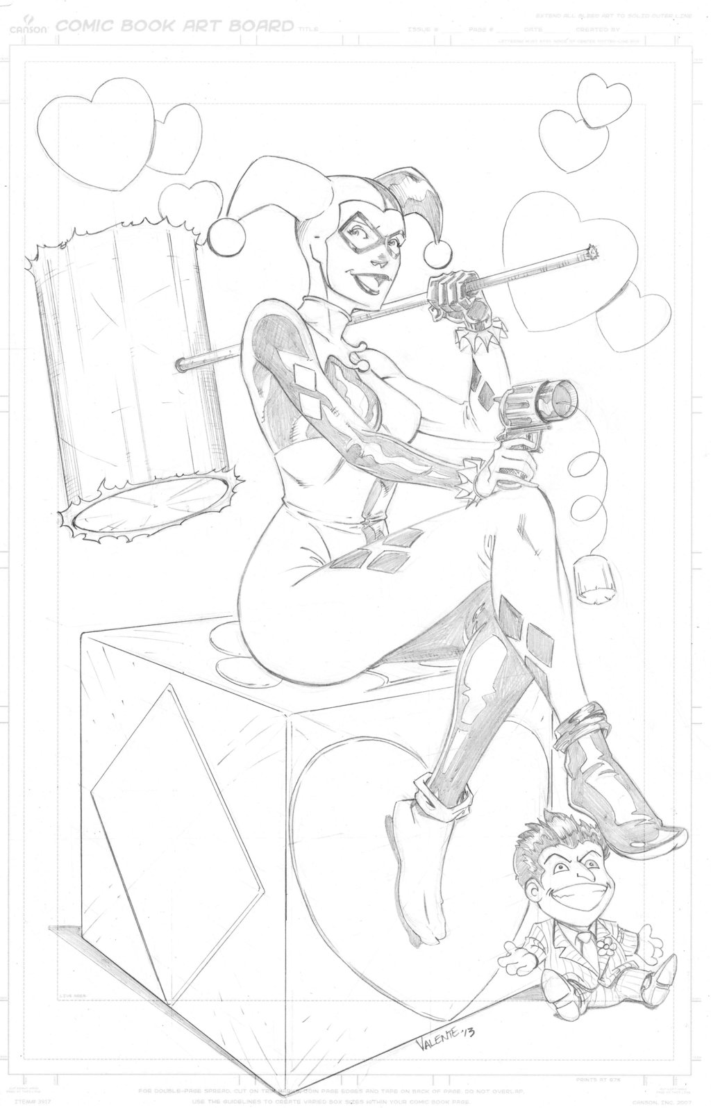 1024x1595 Classic Harley Quinn By Njvalente