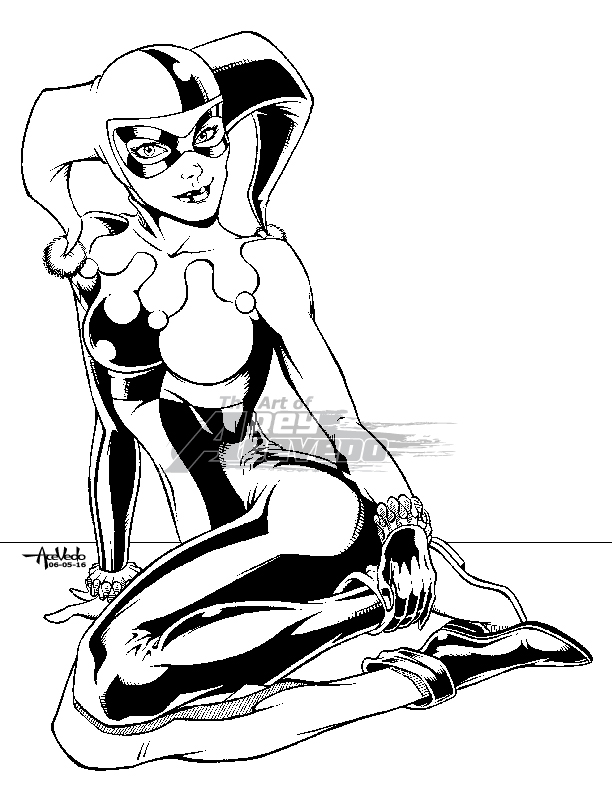 612x792 Classic Harley Quinn By Reyacevedoart