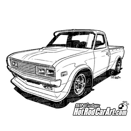 Classic Truck Drawing at GetDrawings | Free download