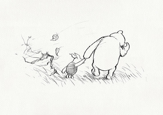 Classic Winnie The Pooh Drawing at GetDrawings | Free download