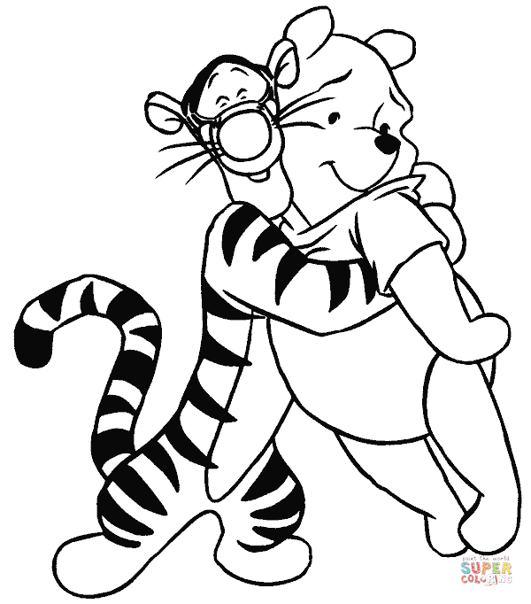 600x682 Winnie The Pooh Coloring Pages Free Coloring Pages