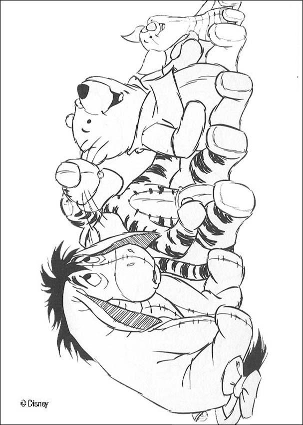 607x850 Classic Winnie The Pooh Coloring Pages