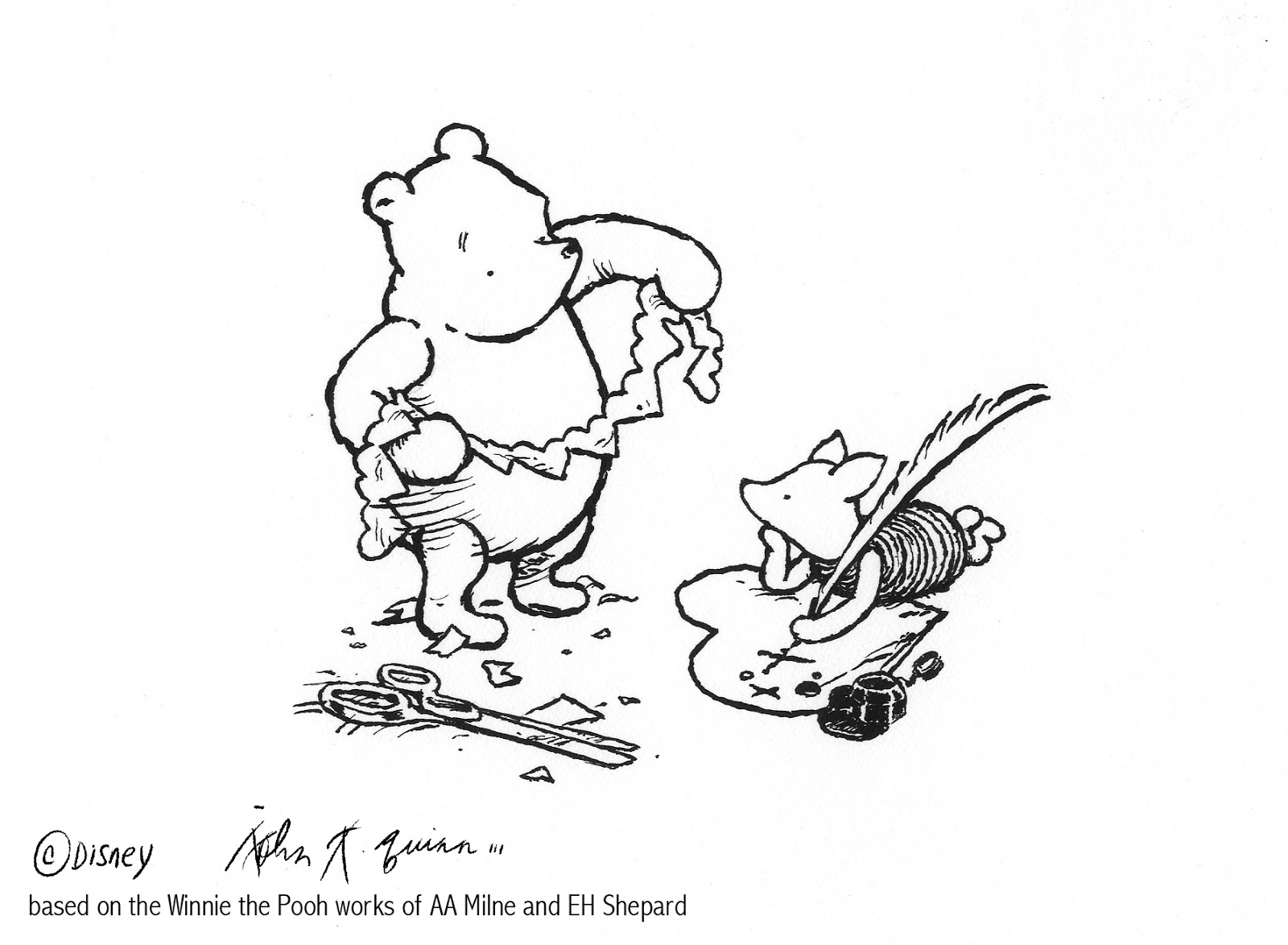 1600x1174 Classic Winnie The Pooh John T Quinn's Portfolio