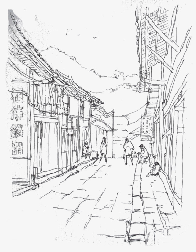 650x837 Classical Alleyways, Quaint, Old Lane, Street Png Image For Free