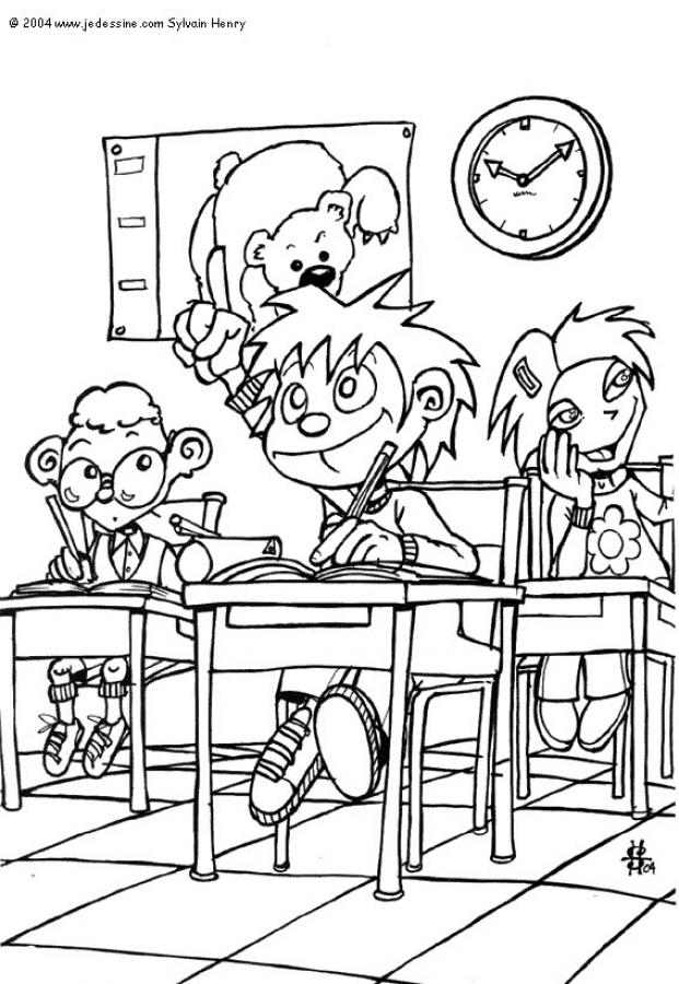 621x900 In The Classroom Coloring Pages