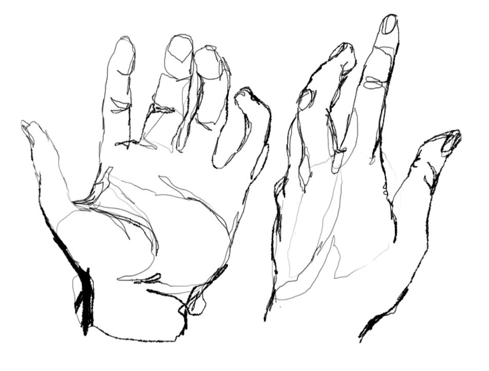 952x723 Line Drawing Hand