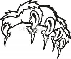 236x195 Image Detail For Tiger Claws Mascot Team Sports Decal. Let It