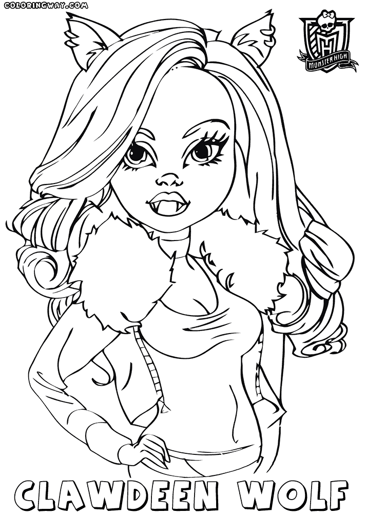 713x1000 Clawdeen Wolf Coloring Pages Coloring Pages To Download And Print