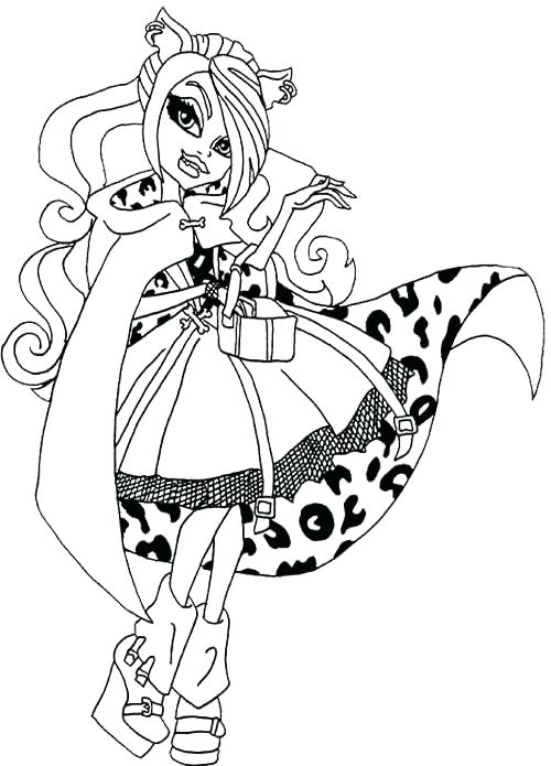 500x695 Clawdeen Wolf Coloring Pages Beautiful Wolf Coloring Page Coloring