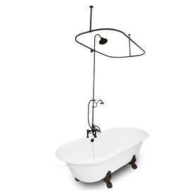 276x276 American Bath Factory Winston 67 In White Cast Iron Bathtub