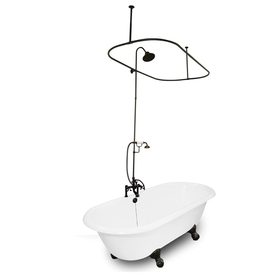 276x276 American Bath Factory Winston Cast Iron Oval Bathtub