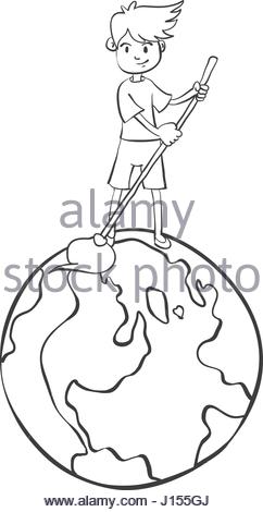 242x470 Hand Draw Tree World For Earth Day Stock Vector Art Amp Illustration