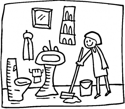 Clean Toilet Drawing at GetDrawings | Free download