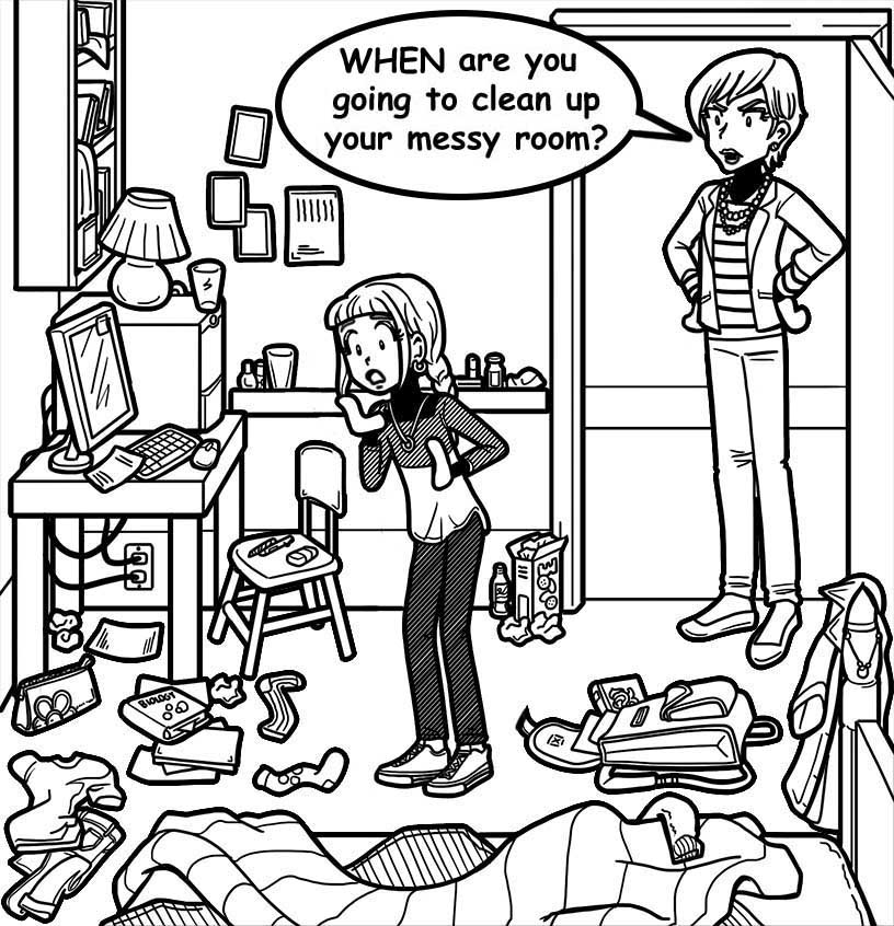 816x846 I Hate Cleaning My Room!!!! Dork Diaries