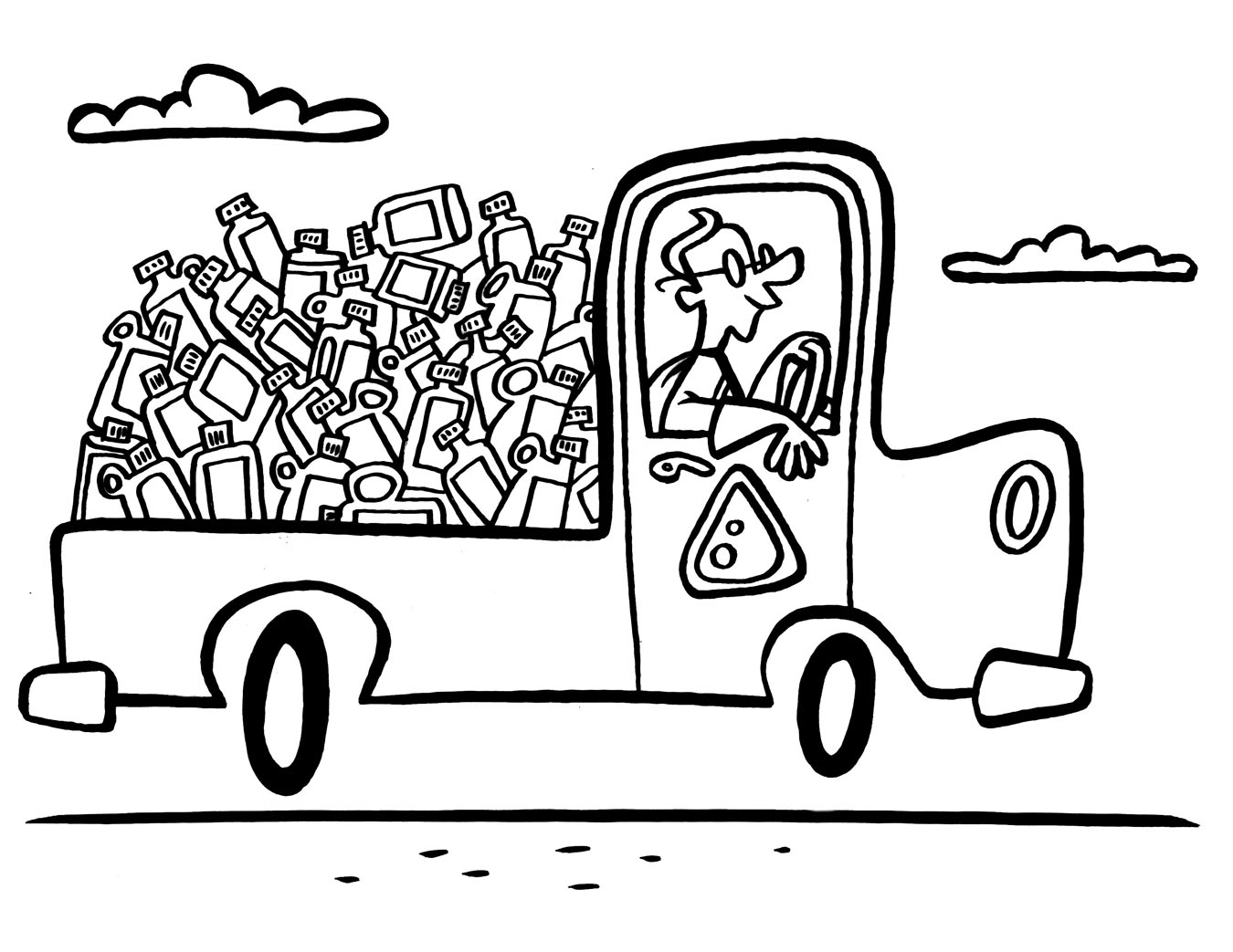 1350x1043 Coloring Page House Cleaner