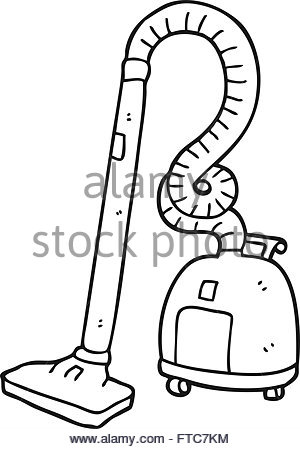 300x449 Freehand Drawn Cartoon Vacuum Cleaner Stock Vector Art