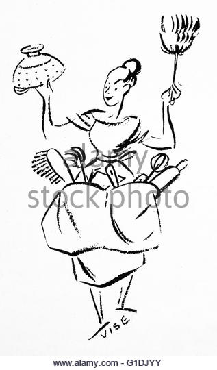 317x540 Cleaning Women Black And White Stock Photos Amp Images