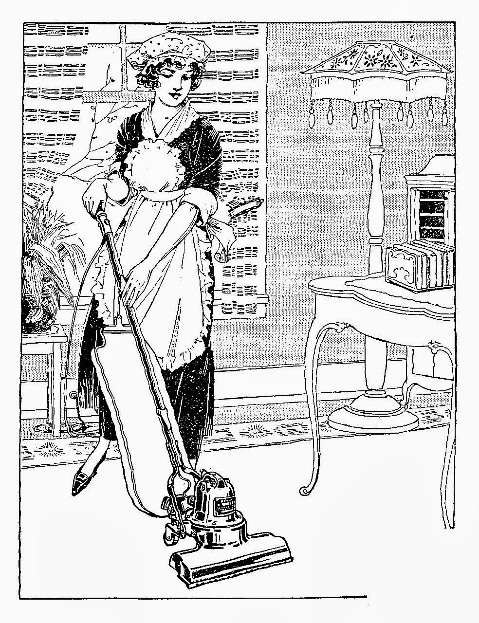 984x1280 Digital Stamp Design Free Cleaning Digital Stamps 1919 Vacuum 2