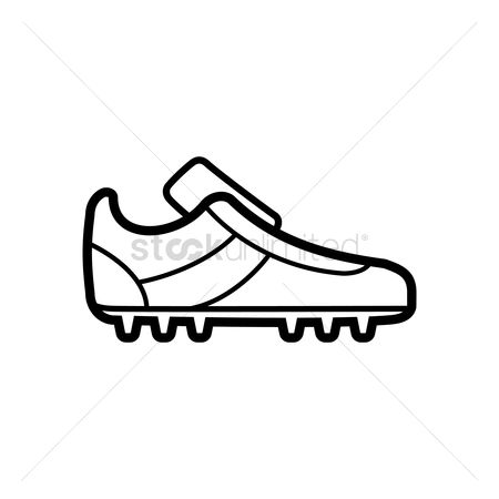 450x450 Free Soccer Cleats Stock Vectors Stockunlimited