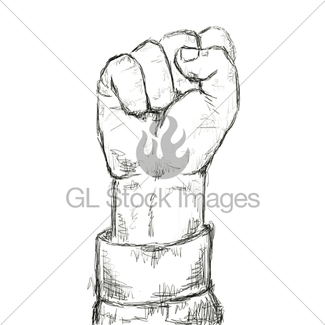 325x325 Clenched Fist Gl Stock Images