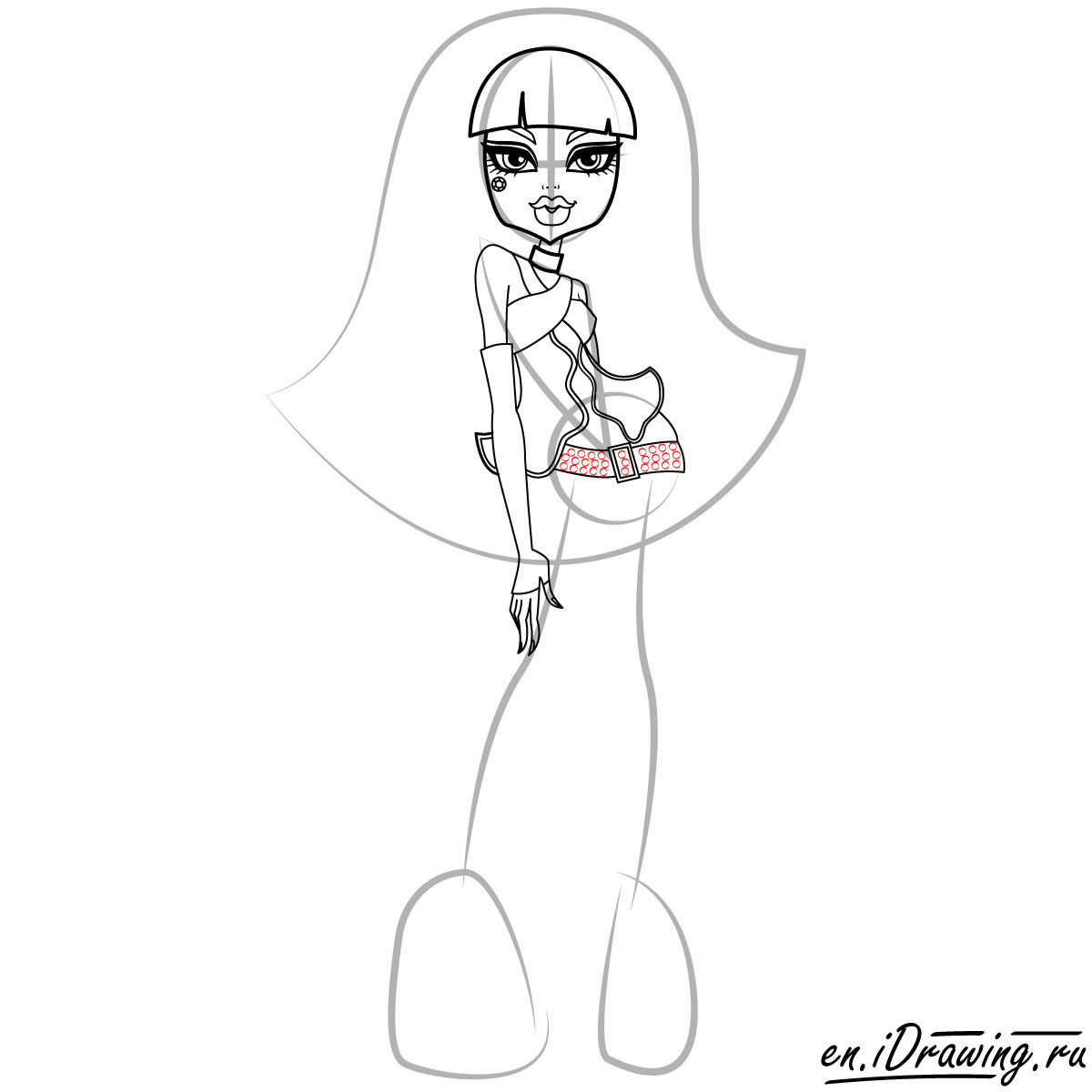 1200x1200 How To Draw Cleo De Nile