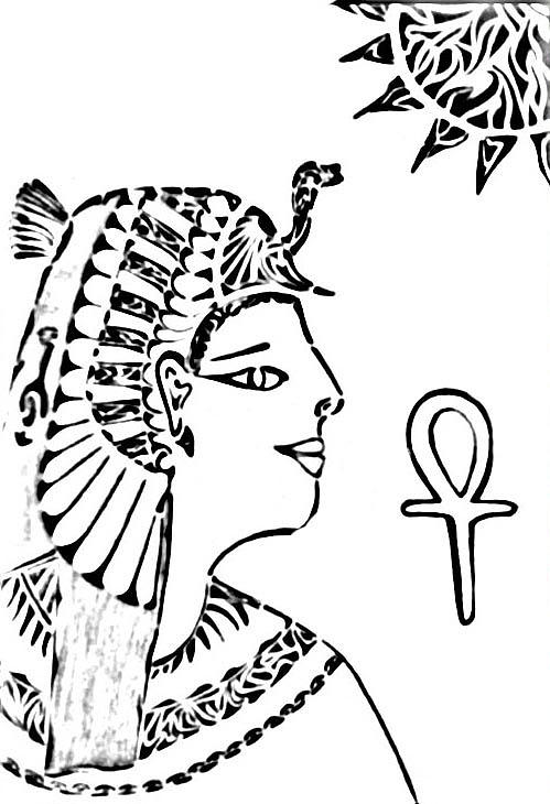 499x730 Cleopatra Digital Art By Tharindu Karunarathne