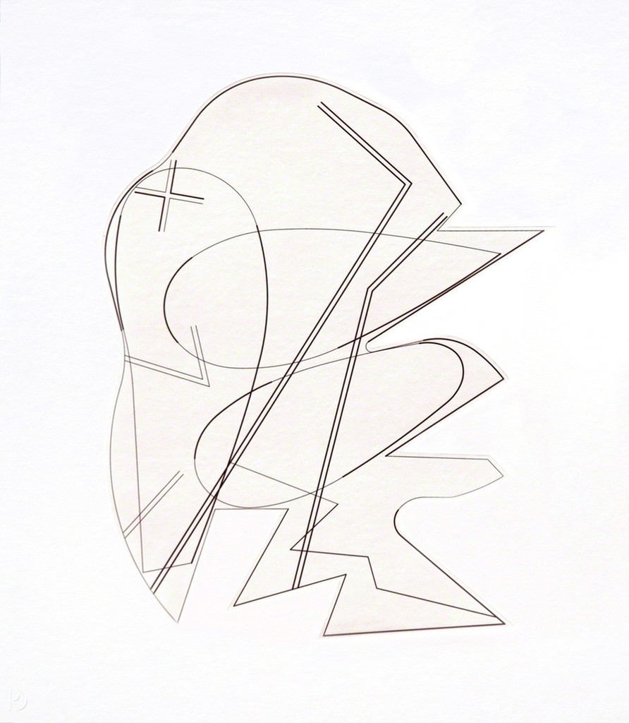 892x1024 Michael Heizer Hard Edge Etching 3 (2016) Available For Sale