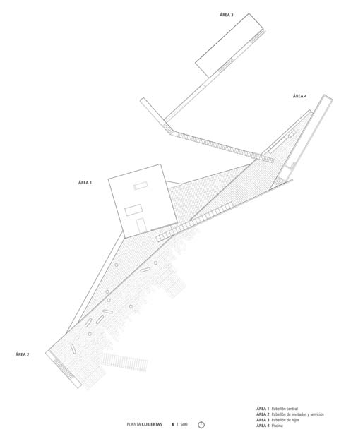 507x622 Casa Pite, Chile, Smiljan Radic, Linear Volumes, Cliff, Swimming