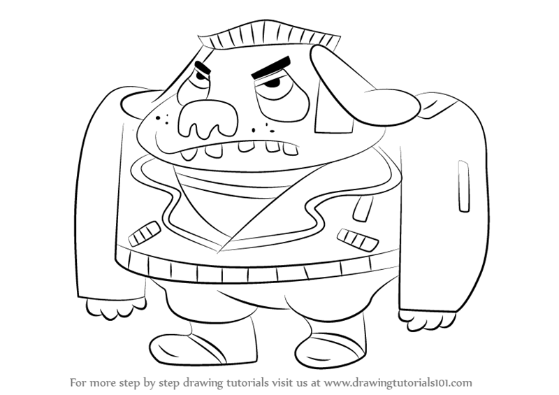 800x565 Learn How To Draw Clifford From Catdog (Catdog) Step By Step