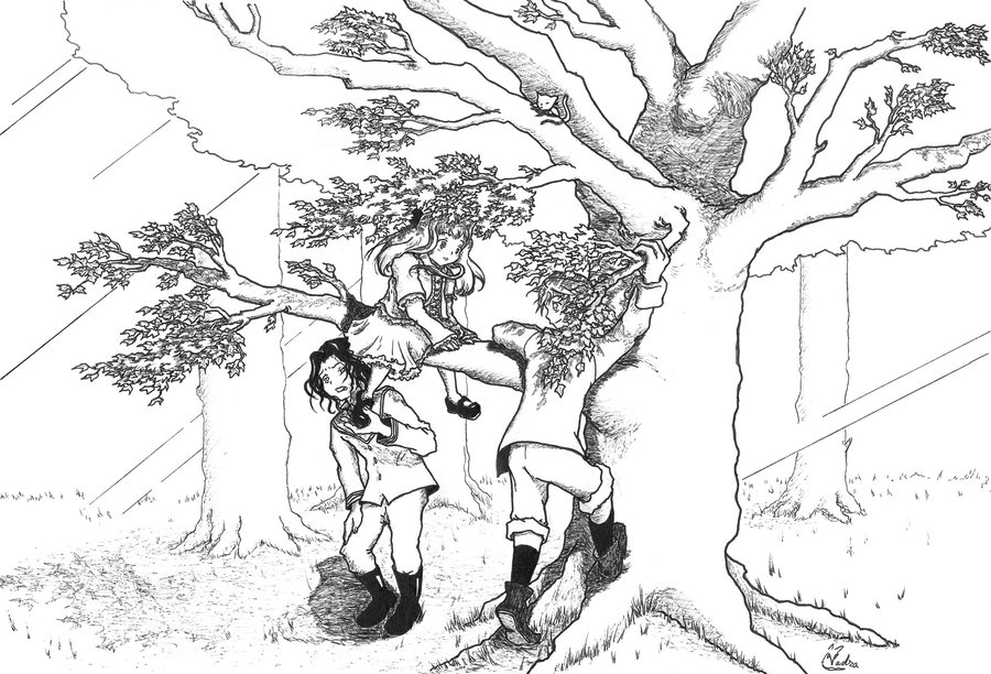 900x612 Climbing Trees By Nadramon