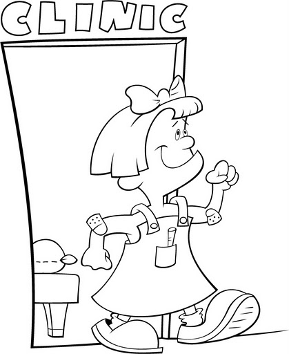 419x512 Clinic Clip Art Cole Blanco Y Negro Clip Art