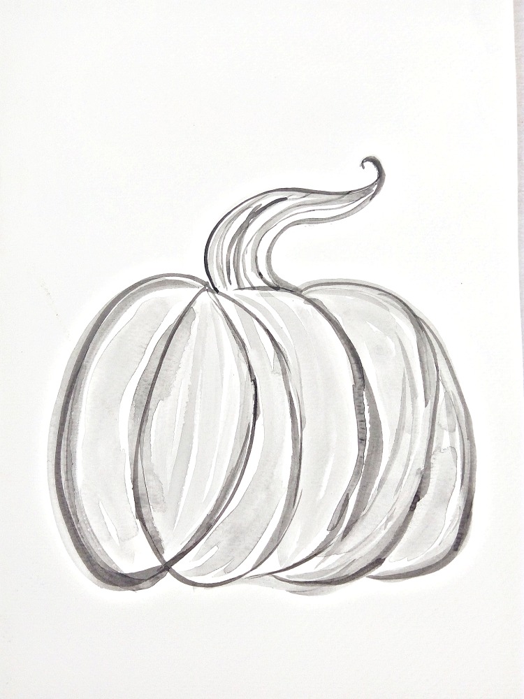 750x1000 Diy Rustic Clip Board Amp Watercolour Pumpkin Printables