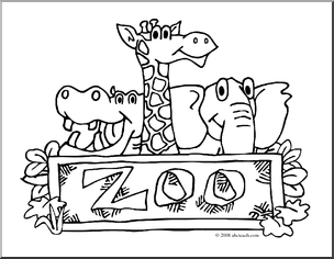 304x236 Zoo Clipart Drawing