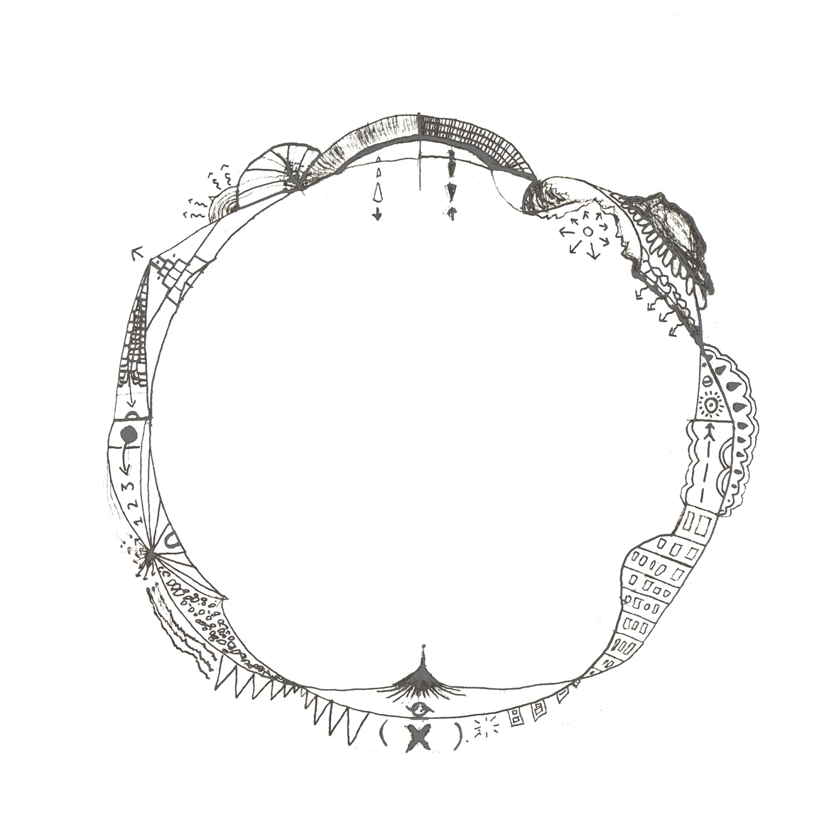 1181x1181 Clock Drawing