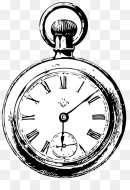 260x380 Free Download Alarm Clock Drawing Pocket Watch
