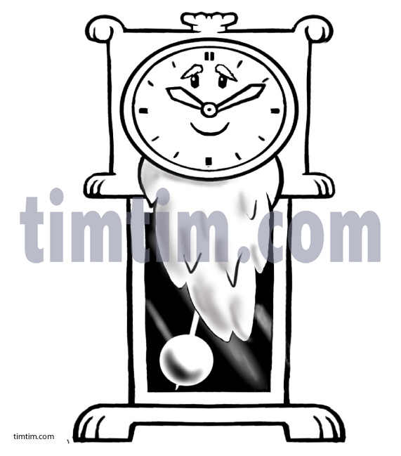 571x649 Free Drawing Of Grandfather Clock Bw From The Category Building