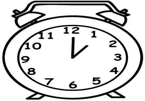 476x333 Clock Coloring Page Grandfather In The House Analog Clock Coloring