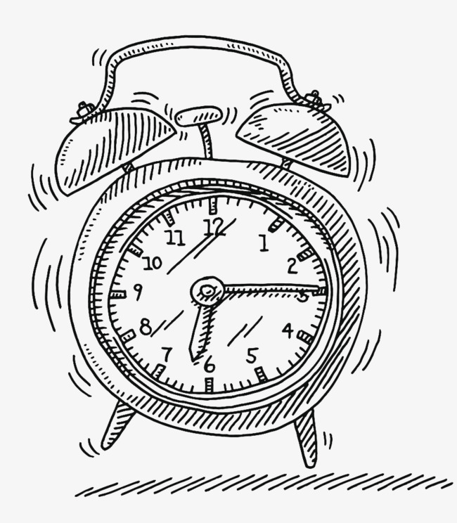 650x744 Alarm Clock Vector, Line, Doorbell, Timing Png Image For Free Download