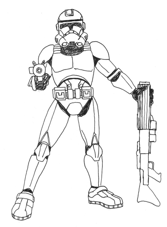 554x750 Clone Trooper By Cyckath