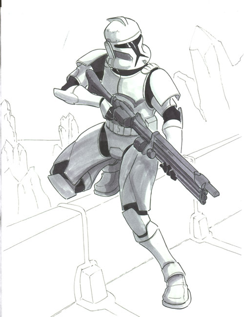 500x649 Clone Trooper By Jdeberge