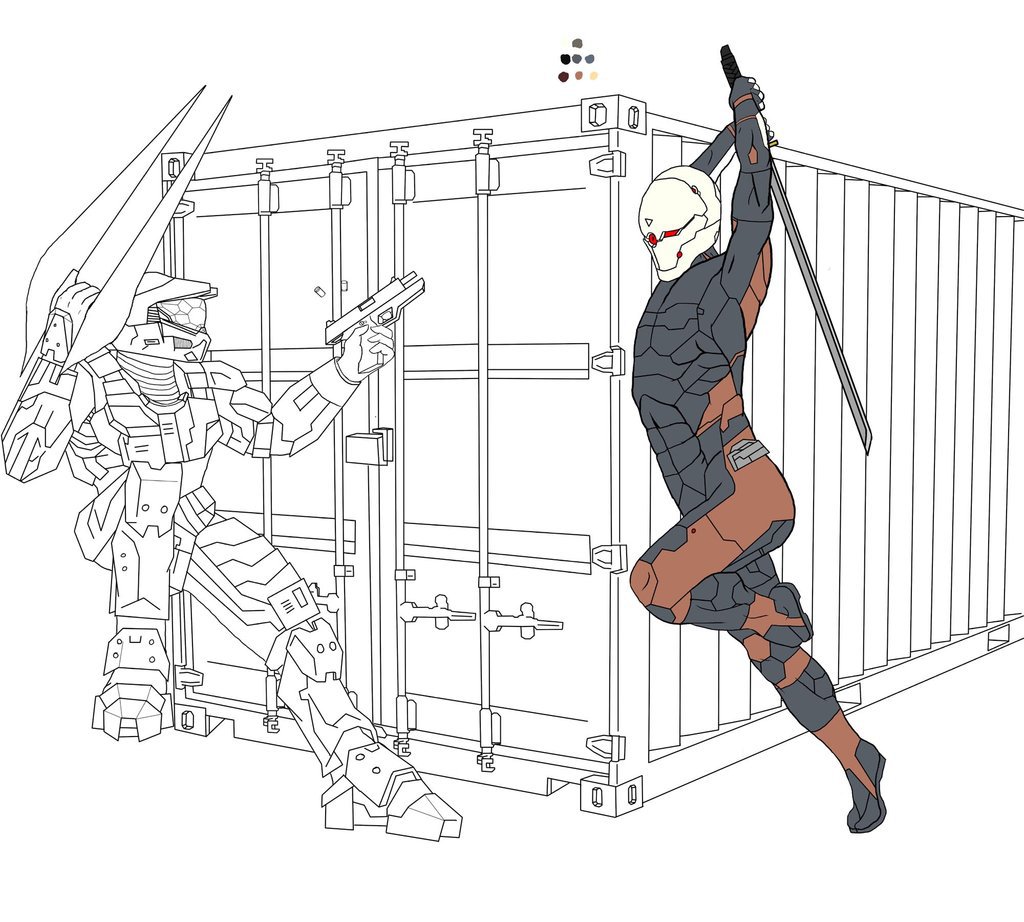 1024x922 Grey Fox Vs M.chief By Clone Trooper