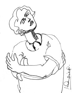 248x300 Closed Eyes Drawings