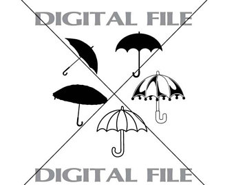 340x270 Umbrella Drawing Etsy