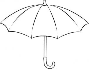 302x233 How To Draw An Umbrella Art Inspiration And Projects